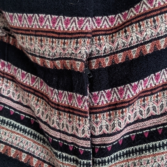Loft Boho Cotton Tapestry Striped Shorts 14 - Picture 9 of 11